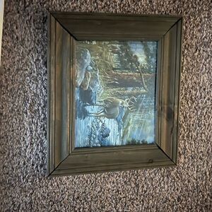 Rustic Deer Framed Art